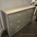 Grey 3 Drawer Lateral File Cabinet